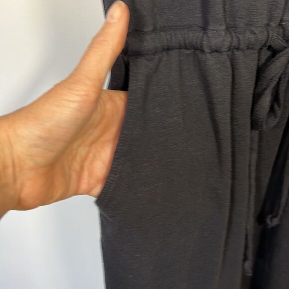 EVEREVE + SUNDRY Women’s Racerback Tee Shirt Dress Black Size 0/Extra Small - Picture 6 of 12